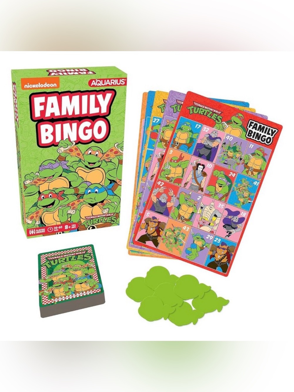 Aquarius Puzzles Teenage Mutant Ninja Turtles Family Bingo Game